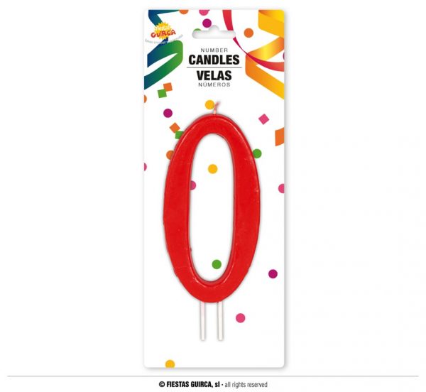 Qirin me numra te kuq te medhenj 12cm - Figura 1