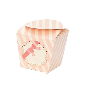 Kuti roze embelsirash 7.5x8x7.5cm