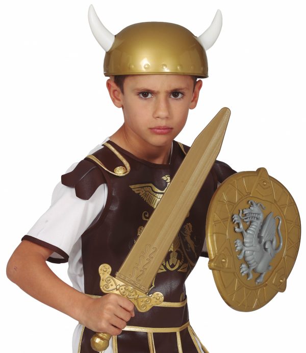 Set vikingesh helmet , shpate, mburoje - Figura 1